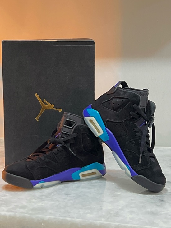Jordan Other - Air Jordan 6 Retro AGUA - 5 Youth - Black/Concord-Aguatone